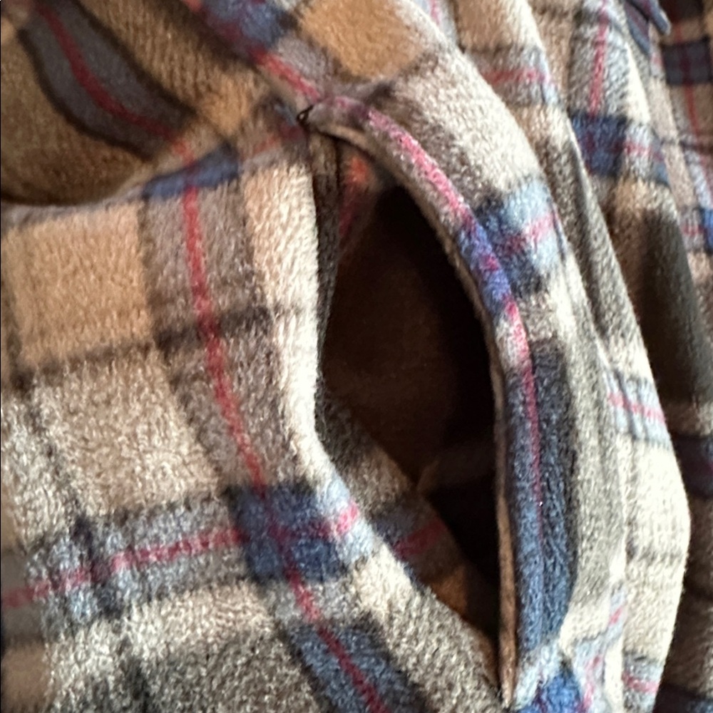 IZOD Streetwear 1/4 Snap-Up Scottish Plaid Pullover Shirt Jacket XXL - Picture 9 of 10